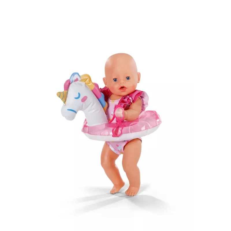 BABY born Bade-Set Einhorn 43 cm, kúpacie oblečenie pre bábiky, 3 roky
