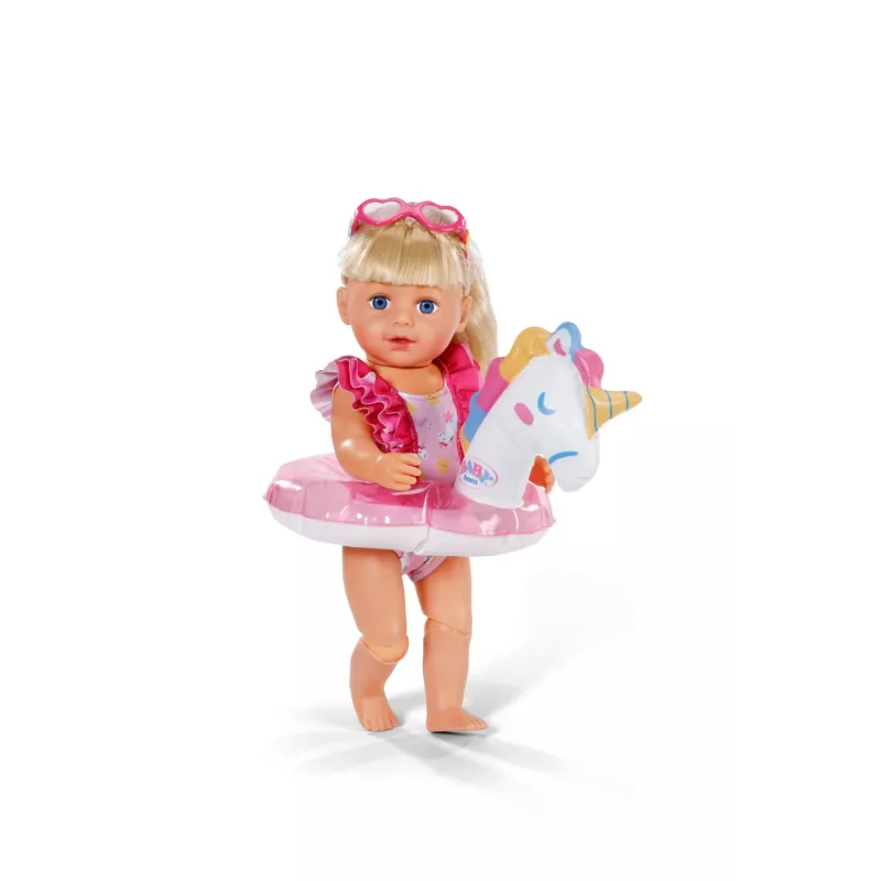 BABY born Bade-Set Einhorn 43 cm, kúpacie oblečenie pre bábiky, 3 roky