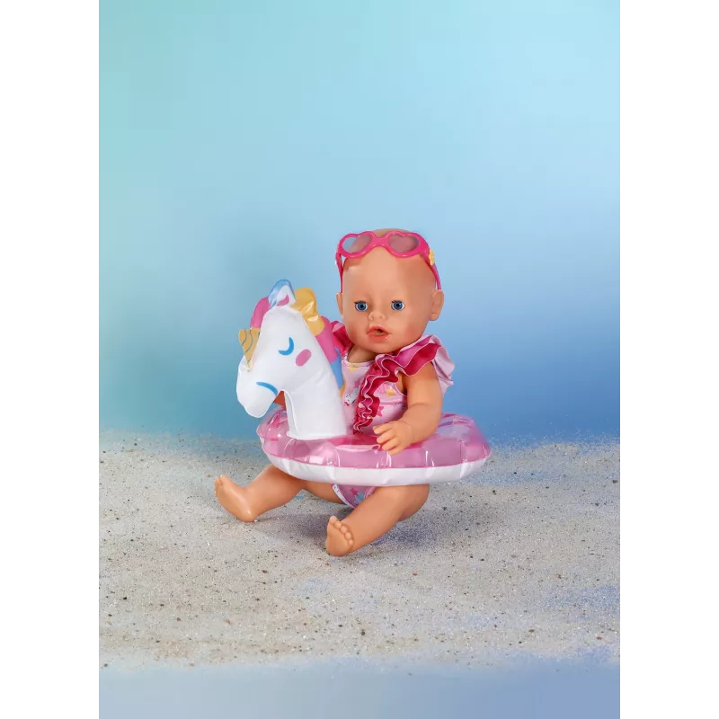 BABY born Bade-Set Einhorn 43 cm, kúpacie oblečenie pre bábiky, 3 roky