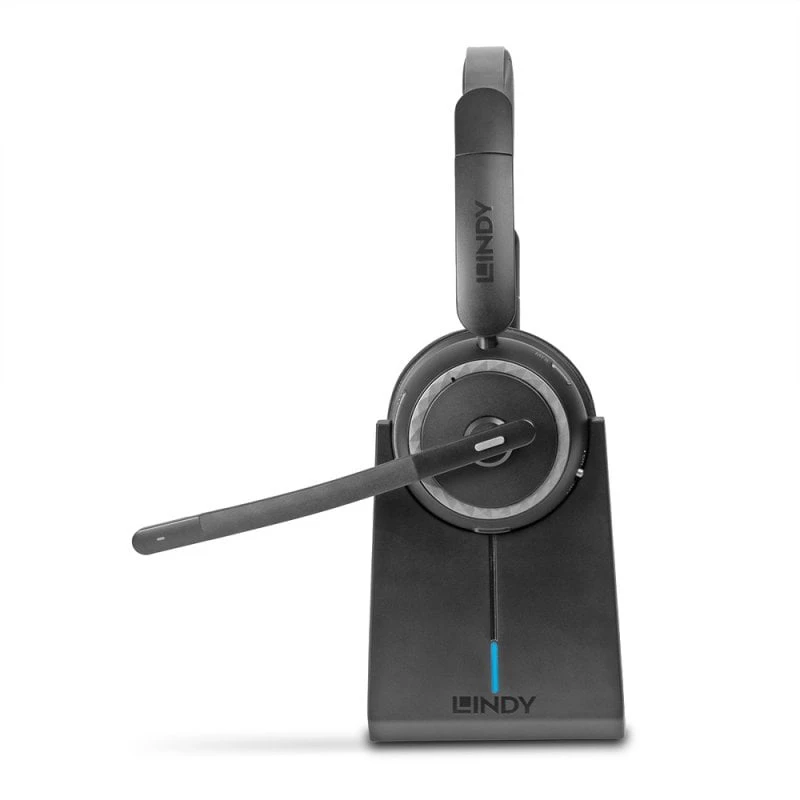 Lindy L118 bezdrôtový headset s potlačením hluku a nabíjacia stanica