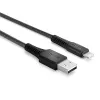 Lindy 3m zosilnený nabíjací a synchronizačný kábel USB Type-A na Lightning