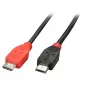 Lindy 2m OTG kábel USB 2.0 Type Micro-B na Micro-B, 2 m, Micro-USB B, Micro-USB B, USB 2.0, konektor samec/konektor samec, čierny