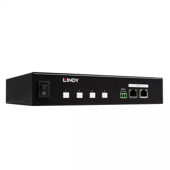 Lindy 32622 jednotka rozvodu napájania (PDU) 4 AC výstupy 1U čierna