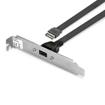 Lindy Single Port USB 3.1 Gen 2 Type C zadná záslepka, 0,45 m, USB A, konektor samec, konektor samec, 0 - 65 °C, 0 - 70 °C