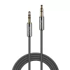 Lindy 5m 3,5mm audio kábel, Cromo Line, 3,5mm, konektor samec, 3,5mm, konektor samec, 5 m, antracitový