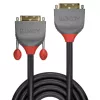 Lindy 2m predlžovací kábel DVI-D Dual Link, Anthra Line, 2 m, DVI-D, DVI-I, konektor samec, konektor samica, čierny