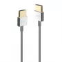 Lindy Ultra High Speed HDMI tenký kábel, 0,5 m, 0,5 m, HDMI typ A (štandard), HDMI typ A (štandard), 48 Gbit/s, biela