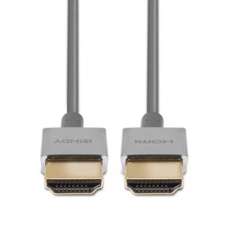 Lindy Ultra High Speed HDMI tenký kábel 1m, 1 m, HDMI typ A (štandard), HDMI typ A (štandard), 48 Gbit/s, biela