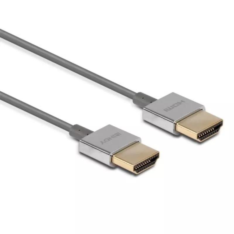 Lindy Ultra High Speed HDMI tenký kábel 1m, 1 m, HDMI typ A (štandard), HDMI typ A (štandard), 48 Gbit/s, biela