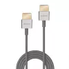 Lindy Ultra High Speed HDMI tenký kábel 1m, 1 m, HDMI typ A (štandard), HDMI typ A (štandard), 48 Gbit/s, biela