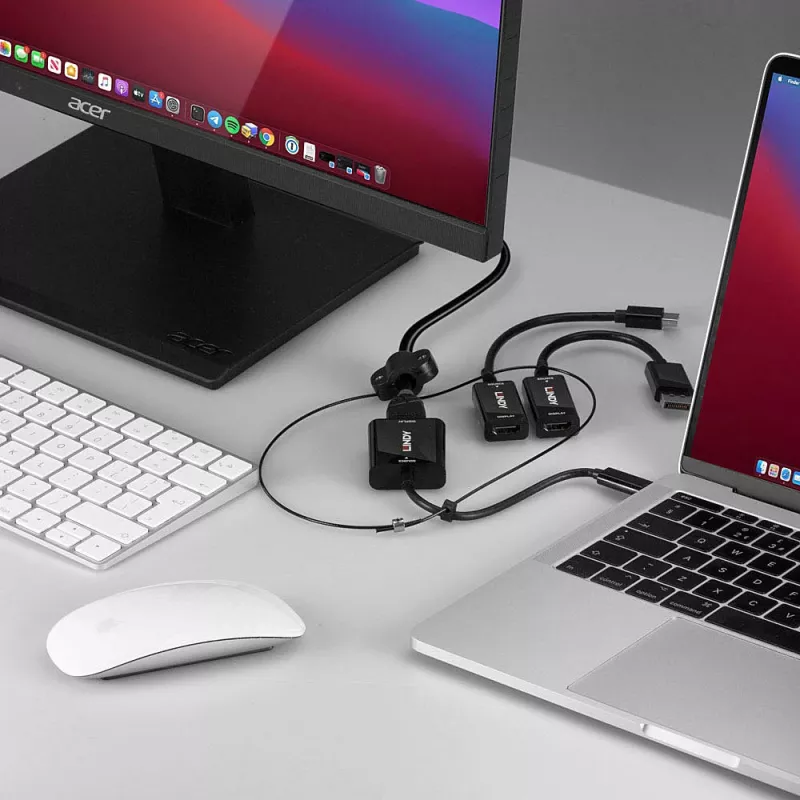 Lindy držiak konvertora USB Type-C, mDP a DisplayPort na HDMI 18G