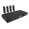 Lindy 150m Cat.6 4x4 HDMI 4K60 HDBaseT Matrix extender, 3840 x 2160 pixelov, AV vysielač a prijímač, 150 m, káblový, čierna, HDCP
