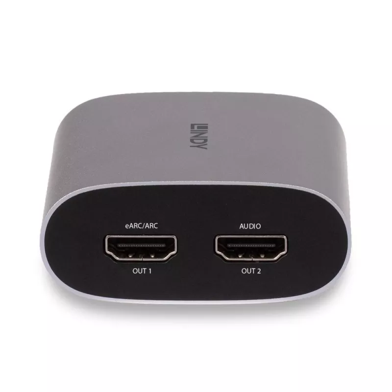Lindy 4K60 HDMI eARC extraktor, Micro-USB B, 65 mm, 70 mm, 27 mm, 83 g, 0 - 40 °C