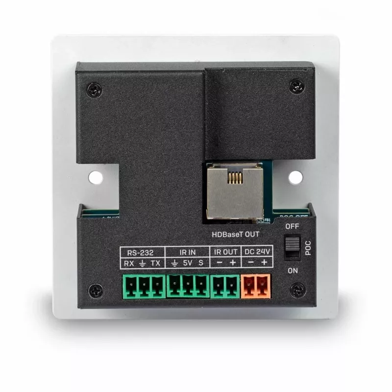 Lindy 150m Cat.6 HDMI 4K60 a Type C HDBaseT UK nástenná zásuvka KVM extender, vysielač