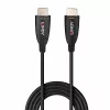Lindy 70m optický hybridný HDMI 8K60 kábel, 70 m, HDMI typ A (Standard), HDMI typ A (Standard), 48 Gbit/s, čierna