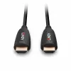 Lindy 70m optický hybridný HDMI 8K60 kábel, 70 m, HDMI typ A (Standard), HDMI typ A (Standard), 48 Gbit/s, čierna