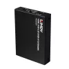 Lindy HDMI, KVM a IR over IP extender, prijímač, vysielač a prijímač, káblový, 150 m, Cat5e, Cat6, čierna, kov