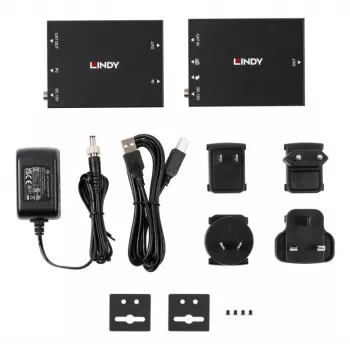 Lindy 39350 KVM extender vysielač a prijímač