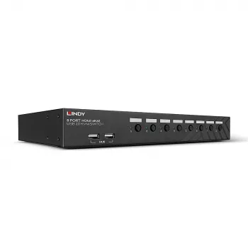 Lindy 39538 KVM switch racková montáž čierna