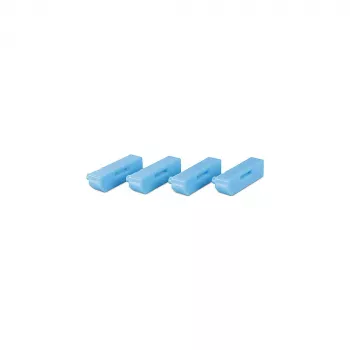 Lindy 40324 blokátor portov blokátor portov + kľúč DisplayPort modrá akrylonitril-butadién-styrén (ABS) 5 ks