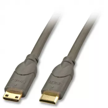 Lindy 0,5m HDMI CAT2 HDMI kábel HDMI Type C (Mini) čierna