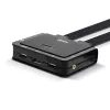Lindy 2-portový DisplayPort 1.2, USB 2.0 a audio káblový KVM switch