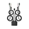 Lindy 2-portový DisplayPort 1.2, USB 2.0 a audio káblový KVM switch