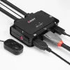 Lindy 2-portový DisplayPort 1.2, USB 2.0 a audio káblový KVM switch