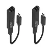 Lindy 100m optický USB 3.2 Type C extender, sieťový vysielač a prijímač, 100 m, 10000 Mbit/s, optický, USB 3.2 Gen 1 (3.1 Gen 1) Type-C, čierna