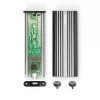 Lindy USB 3.2 Gen 2 x2 NVMe M.2 SSD puzdro, SSD puzdro, M.2, PCI Express, 20 Gbit/s, USB port, strieborná