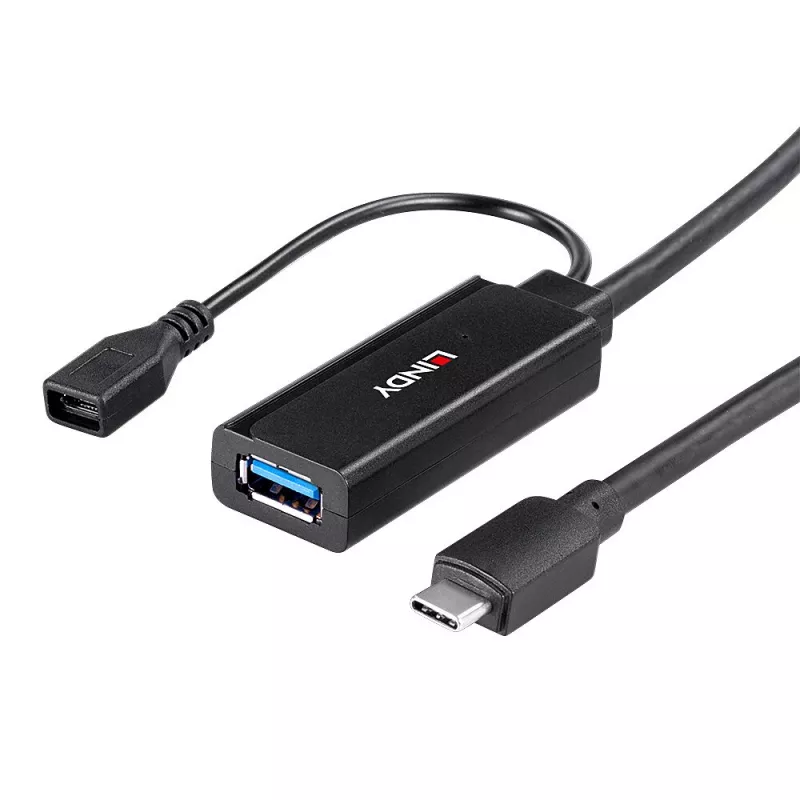 Lindy 5m USB 3.2 Gen 1 C/A aktívne predlžovacie