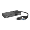 Lindy 43354 dokovacia stanica pre notebook/USB port replikátor USB 3.2 Gen 1 (3.1 Gen 1) Type-A + Type-C čierna