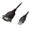 Lindy 43413 sériový kábel sivý 1,5 m USB Type-A RS-232