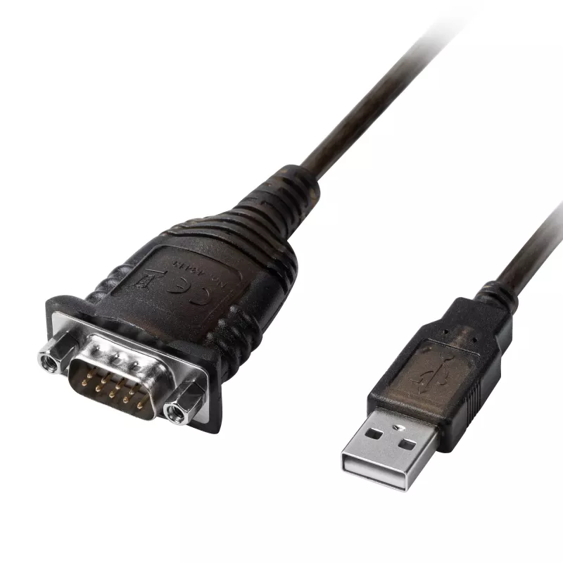 Lindy 43413 sériový kábel sivý 1,5 m USB Type-A RS-232