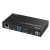 Lindy 100m Cat.6A 2 host USB 3.2 Gen 1 HDBaseT extender, sieťový vysielač a prijímač, 100 m, 480 Mbit/s, Cat6a, VS6320, fosforový bronz