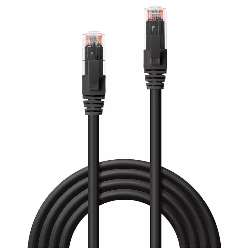 Lindy 45435 sieťový kábel čierny 5 m Cat6 U/UTP (UTP)