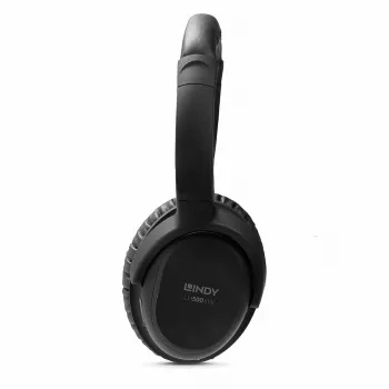Lindy LH500XW Headset káblový a bezdrôtový s hlavovým mostom Micro-USB Bluetooth čierny