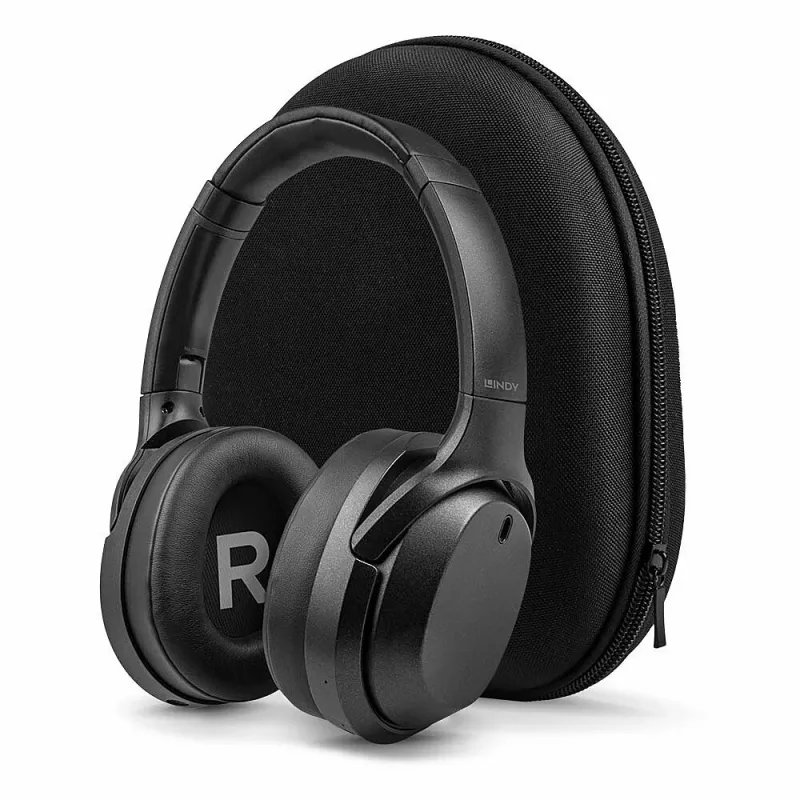 Lindy LH700XW Headset káblový a bezdrôtový s hlavovým mostom hudba Micro-USB Bluetooth čierny