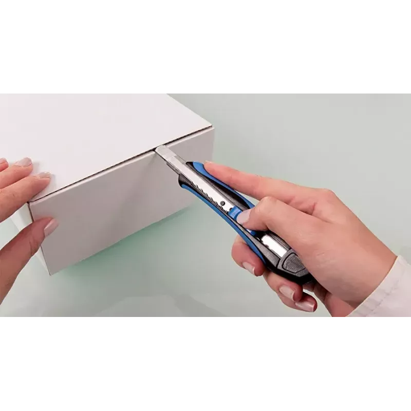 Nôž s odlamovacou čepeľou WEDO 78 909 čierno-modrý