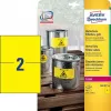 Avery L6130-20 samolepiaca etiketa obdĺžniková žltá