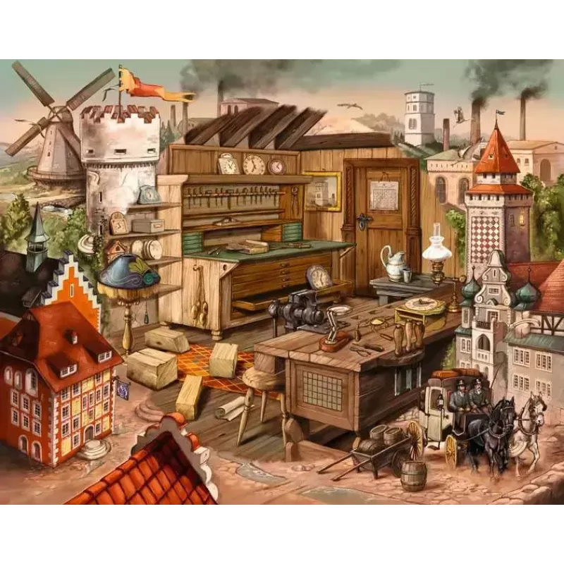 Puzzle Ravensburger 17447 — 919 dielov, 640 mm šírka, odporúčaný vek 14+