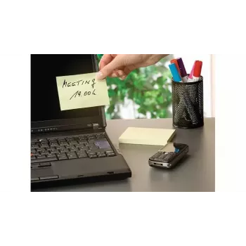 Samolepiaci blok Tesa 57657 obdĺžnikový žltý