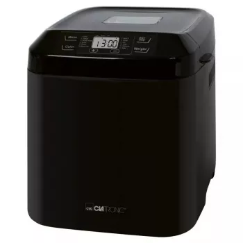 Automatický pekár na chlieb CLATRONIC BBA 3774 550W – 3 l pekáč, až 1,5 kg bochník, 12 programov, LCD časovač