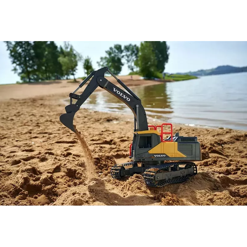 RC bager Dickie Volvo Mining 2,4 GHz diaľkovo ovládaný stavebný model