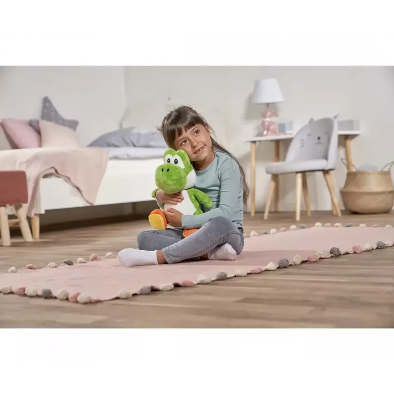 Plyšová hračka figúrka Yoshi od Simba-Dickie, téma Super Mario, model 109231012, cca 30 cm