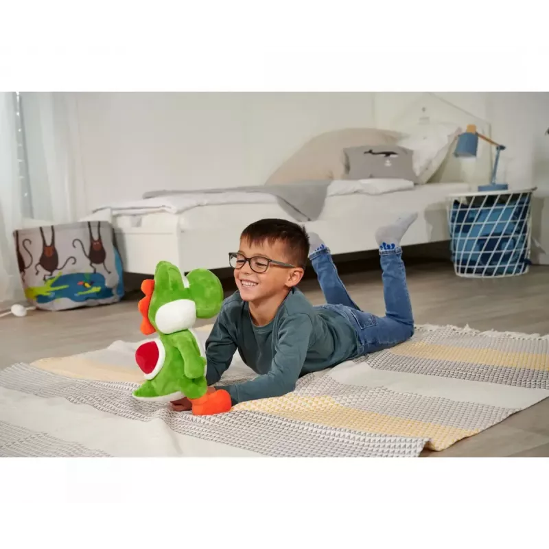 Plyšová hračka figúrka Yoshi od Simba-Dickie, téma Super Mario, model 109231012, cca 30 cm