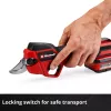 Akumulátorové nožnice na konáre EINHELL GP-LS 18/28 Li BL-Solo — batériové záhradné nožnice, model 3408320