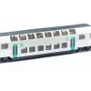 Vlak Siku RATP DOPPELSTOCKZUG kov plast čierna modrá sivá