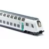 Vlak Siku RATP DOPPELSTOCKZUG kov plast čierna modrá sivá