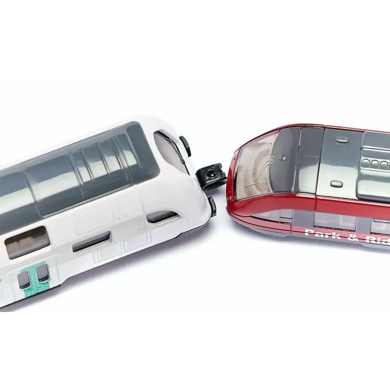Vlak Siku RATP DOPPELSTOCKZUG kov plast čierna modrá sivá